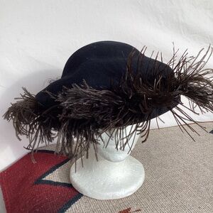 Vintage Phil Strann Women’s fancy hat size 6 5/8